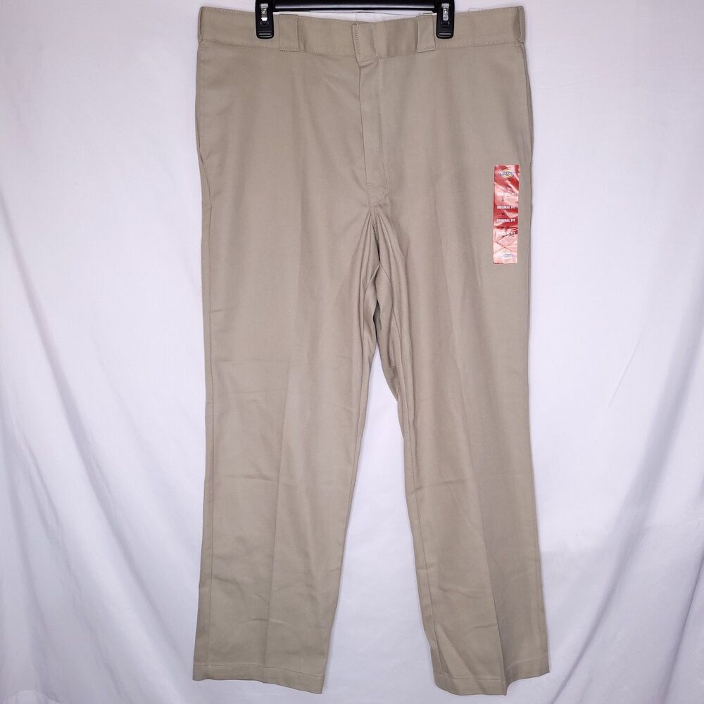 Dickies 874 Work Pants 40x30 Tan Flex Original Fit NWT